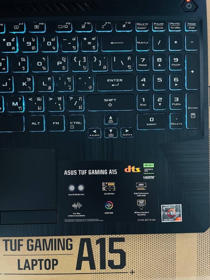 ⁦Asus Tuf FA506NFR/R7-RTX 2050⁩ - الصورة ⁦5⁩