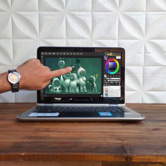 ⁦HP X360/i3-6th⁩ - الصورة ⁦4⁩
