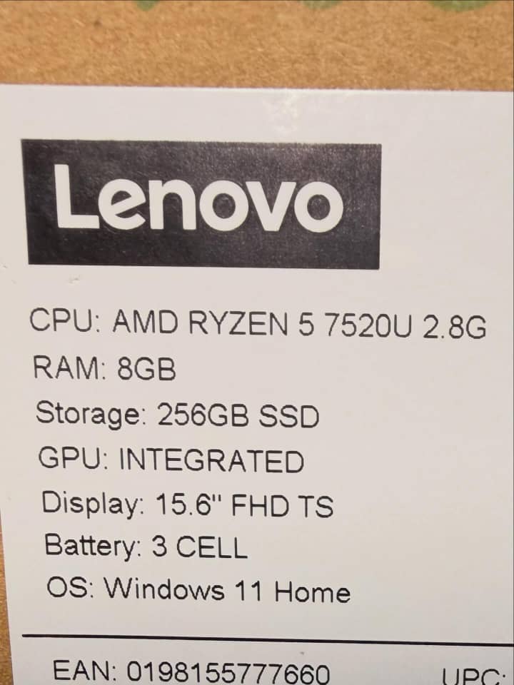Lenovo IdeaPad 1/R5-7520U - الصورة 4